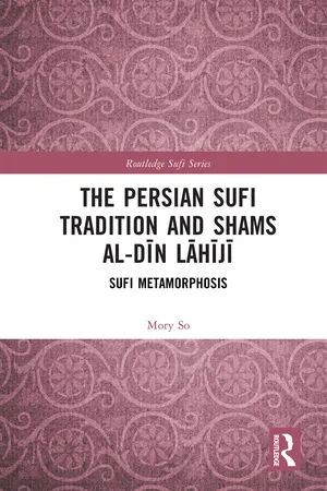 The Persian Sufi Tradition and Shams al-Dīn Lāhījī