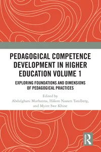 Pedagogical Competence Development in Higher Education Volume 1_cover