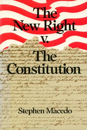 The New Right v. The Constitution