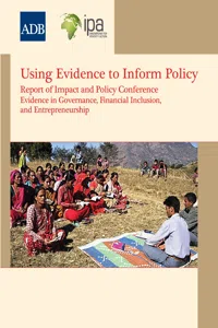 Using Evidence to Inform Policy_cover