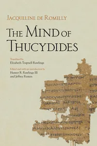 The Mind of Thucydides_cover