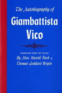 The Autobiography of Giambattista Vico_cover