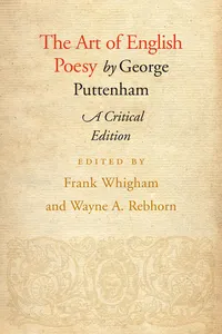 The Art of English Poesy_cover
