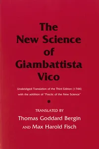 The New Science of Giambattista Vico_cover