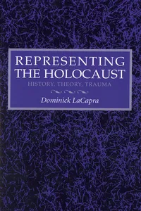 Representing the Holocaust_cover