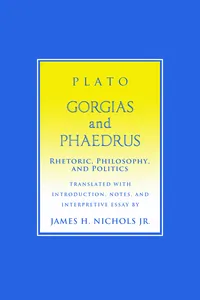 "Gorgias" and "Phaedrus"_cover