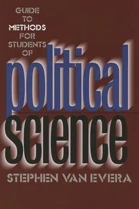 Guide to Methods for Students of Political Science_cover