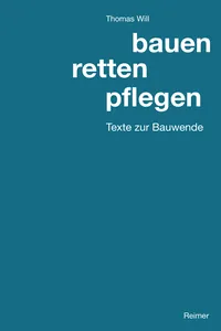 bauen, retten, pflegen