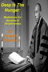 Deep is the Hunger: Meditations for Apostles of Sensitiveness_cover