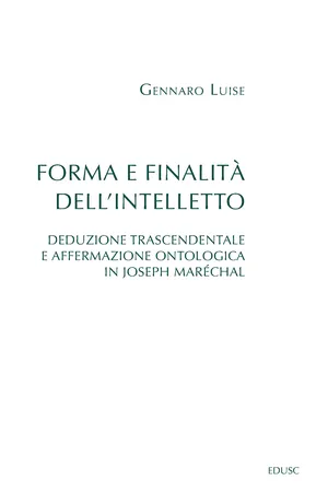 Forma e finalità dell'intelletto