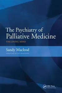 The Psychiatry of Palliative Medicine_cover