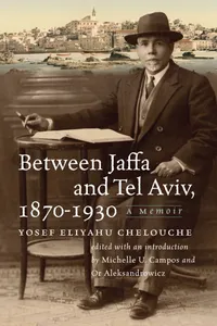 Between Jaffa and Tel Aviv, 1870–1930_cover