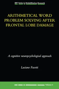 Arithmetical Word Problem Solving After Frontal Lobe Damage_cover