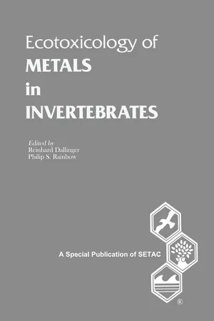 Ecotoxicology of Metals in Invertebrates