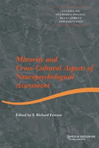 Minority and Cross-cultural Aspects of Neuropsychological Assessment_cover