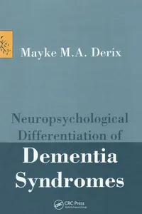 Neuropsychological Differentiation of Dementia Syndromes_cover