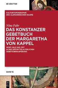 Das Konstanzer Gebetbuch der Margaretha von Kappel_cover