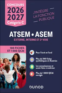 Concours ATSEM/ASEM - 100 Fiches et 1 000 QCM - 2026-2027_cover