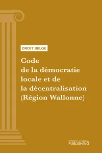 Code de la démocratie locale et de la décentralisation_cover