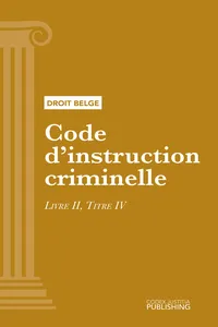 Code d'instruction criminelle_cover