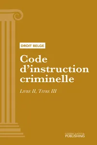 Code d'instruction criminelle_cover