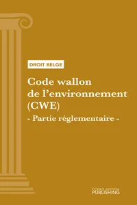 Code wallon de l'environnement - Partie réglementaire_cover