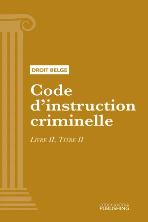 Code d'instruction criminelle