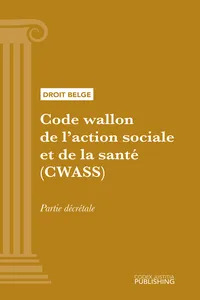 Code wallon de l'action sociale et de la sant - partie décrétale_cover