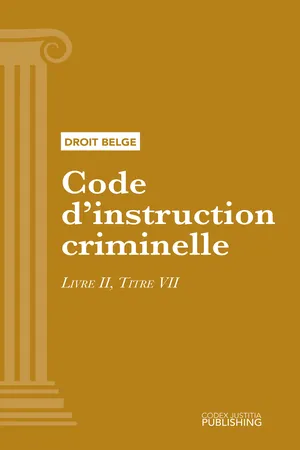 Code d'instruction criminelle
