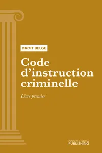 Code d'instruction criminelle_cover