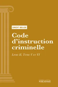 Code d'instruction criminelle_cover