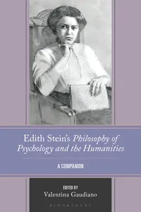 Edith Stein's Philosophy of Psychology and the Humanities_cover
