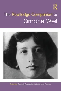 The Routledge Companion to Simone Weil_cover