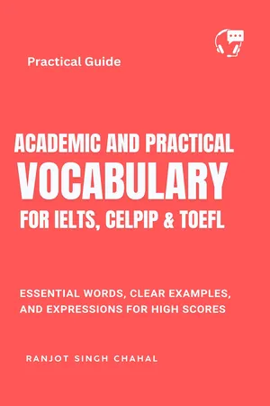 Academic and Practical Vocabulary for IELTS, CELPIP & TOEFL