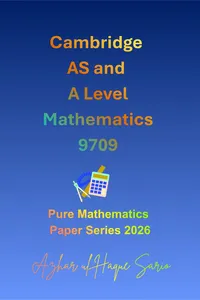 Cambridge AS and A Level Mathematics 9709_cover