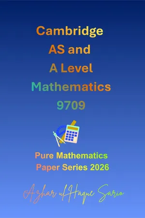 Cambridge AS and A Level Mathematics 9709