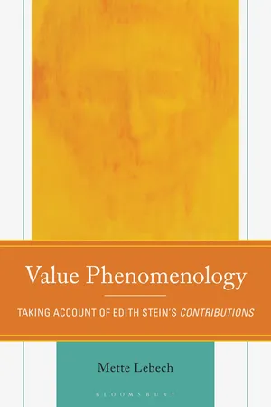 Value Phenomenology