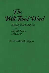 The Well-Tun’d Word_cover