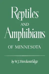Reptiles and Amphibians of Minnesota_cover