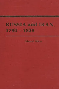 Russia and Iran, 1780-1828_cover