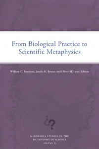 From Biological Practice to Scientific Metaphysics_cover