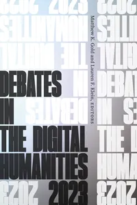 Debates in the Digital Humanities 2023_cover