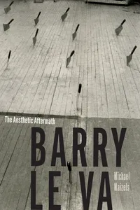 Barry Le Va_cover