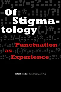 Of Stigmatology_cover