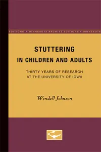 Stuttering in Children and Adults_cover