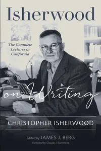 Isherwood on Writing_cover