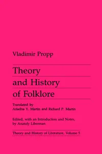 Theory and History of Folklore_cover