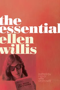 The Essential Ellen Willis_cover