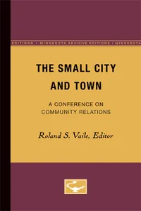 The Small City and Town_cover