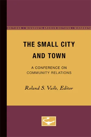 The Small City and Town